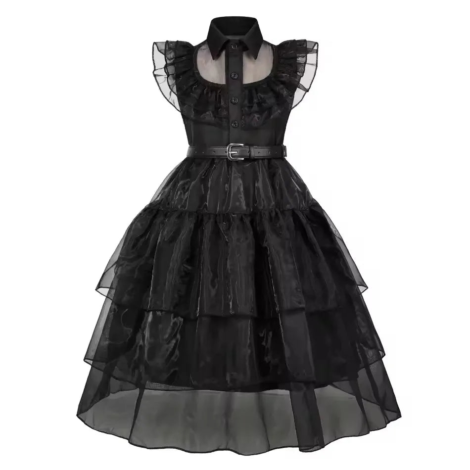 Costume enfant style gothique pour fêtes et photos