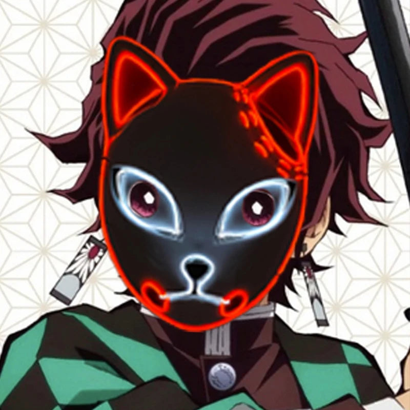 Masque cosplay LED Lumineux