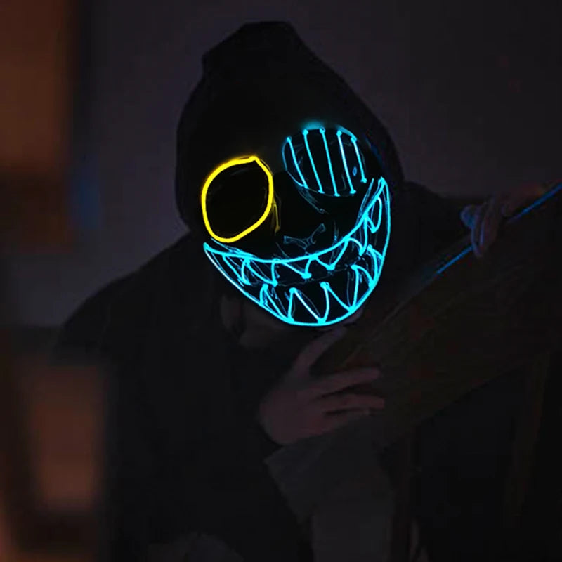Masque cosplay LED Lumineux