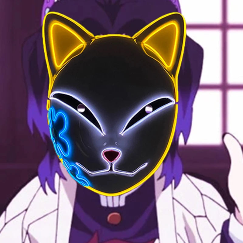 Masque cosplay LED Lumineux