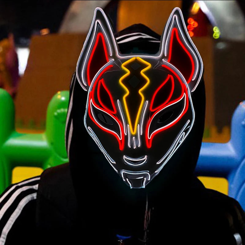 Masque cosplay LED Lumineux