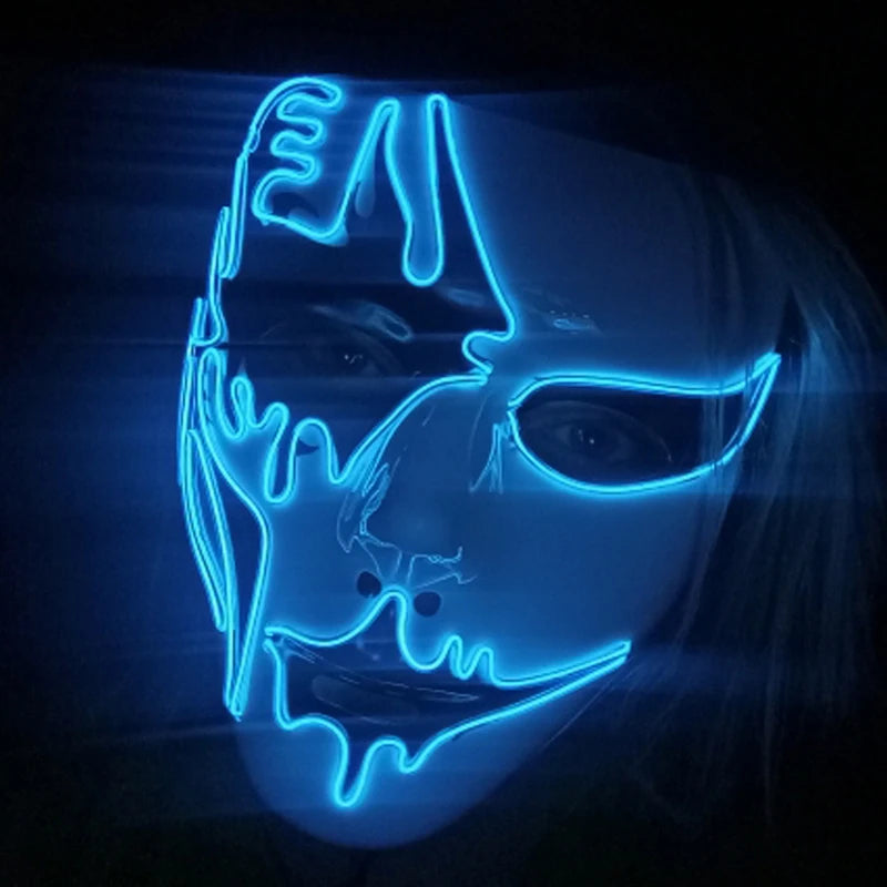 Masque cosplay LED Lumineux