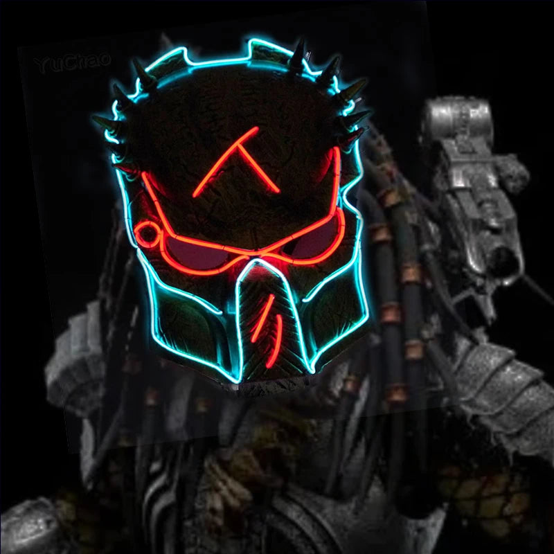 Masque cosplay LED Lumineux