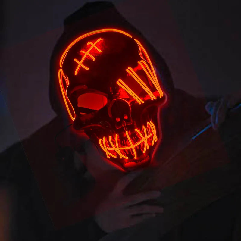 Masque cosplay LED Lumineux