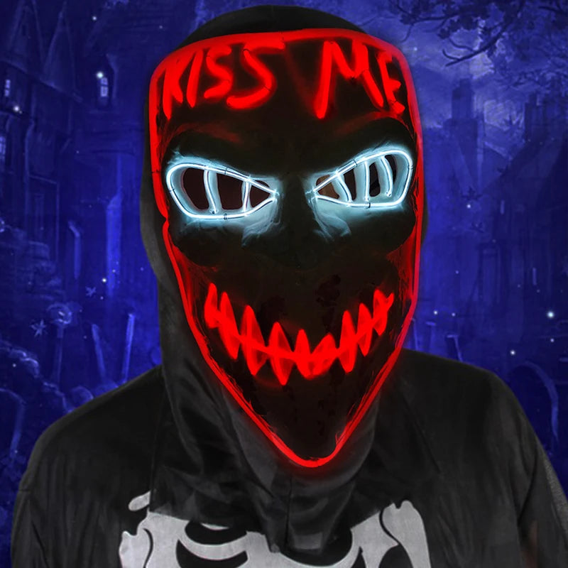 Masque cosplay LED Lumineux