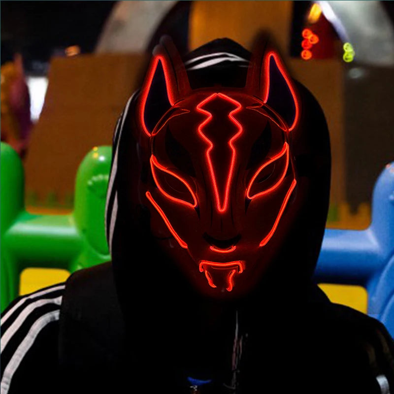 Masque cosplay LED Lumineux