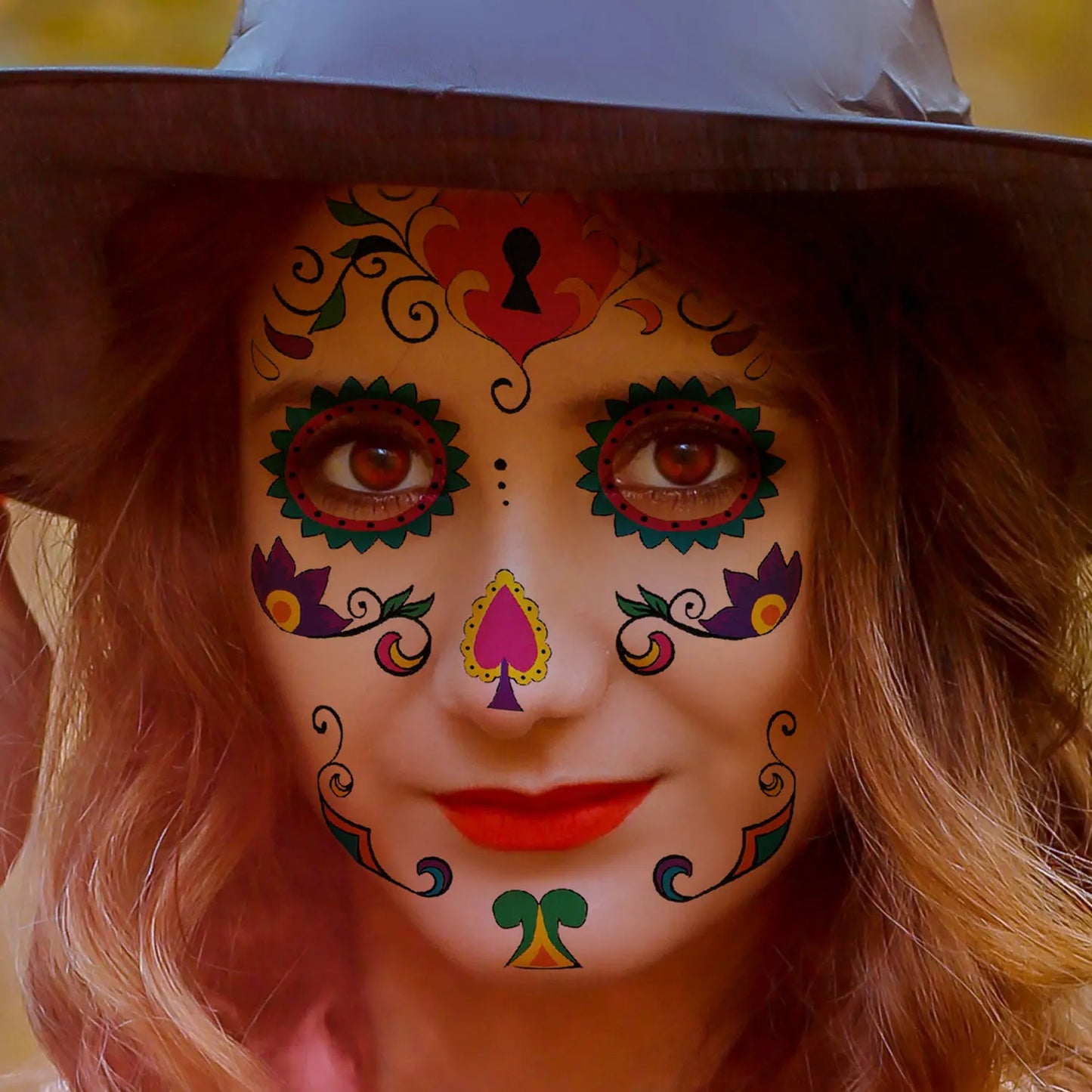 Tatouages temporaires pour enfants et adultes fête Halloween