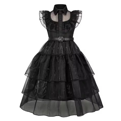 Costume enfant style gothique pour fêtes et photos