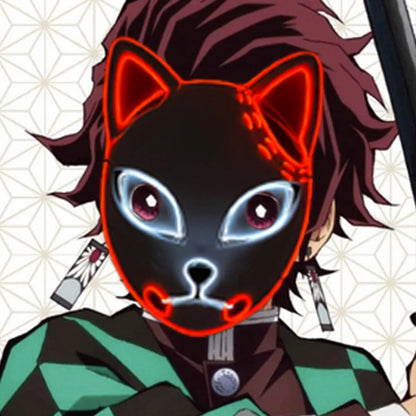 Masque cosplay LED Lumineux