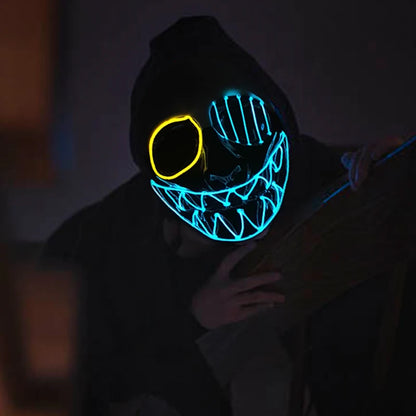 Masque cosplay LED Lumineux