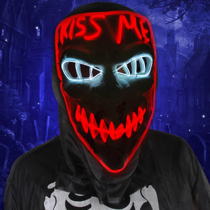 Masque cosplay LED Lumineux