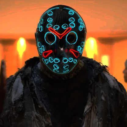 Masque cosplay LED Lumineux
