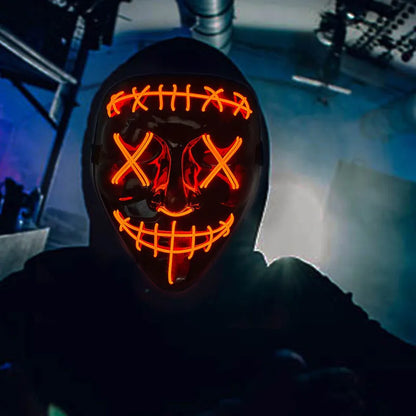 Masque cosplay LED Lumineux